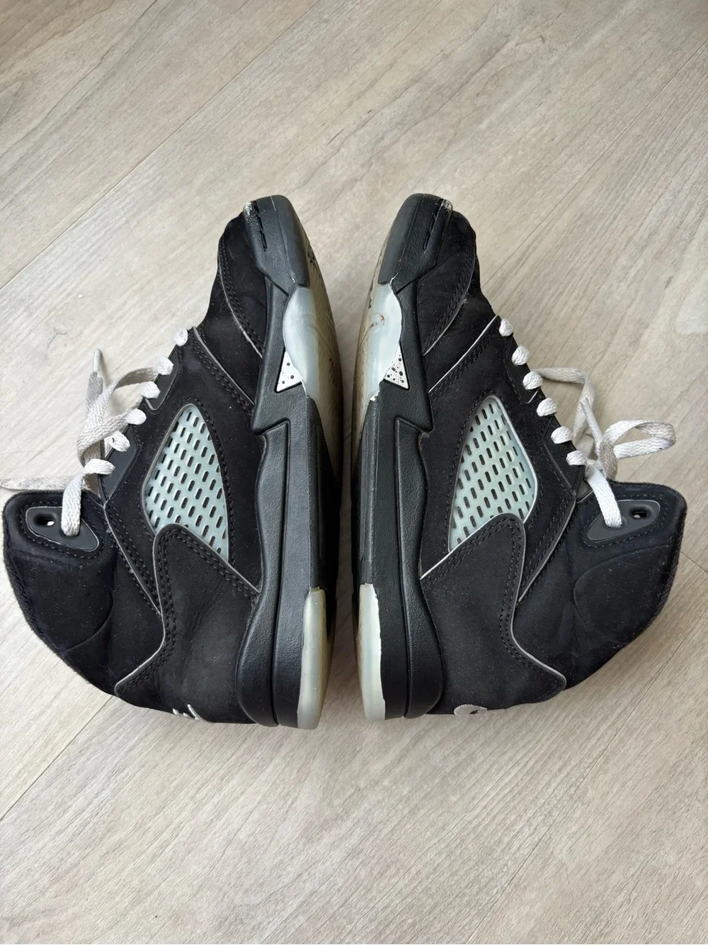 Nike Air Jordan 5 Retro Black Metallic Reimagined HF3977-001 Toddler Boy 13C